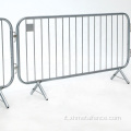 Fencing di barriere di folla in metallo in acciaio temporaneo in vendita